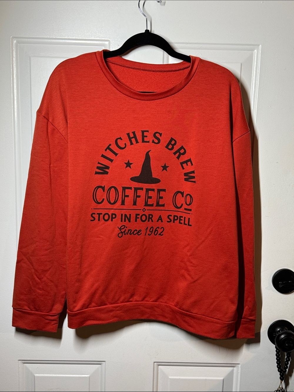 Witches Brew Coffee Co. Orange Graphic Sweatshirt